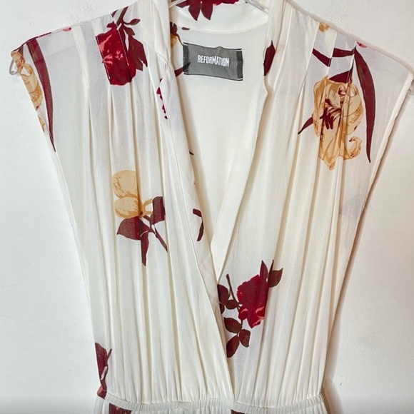 Reformation Midi dress Floral - Picture 6 of 7